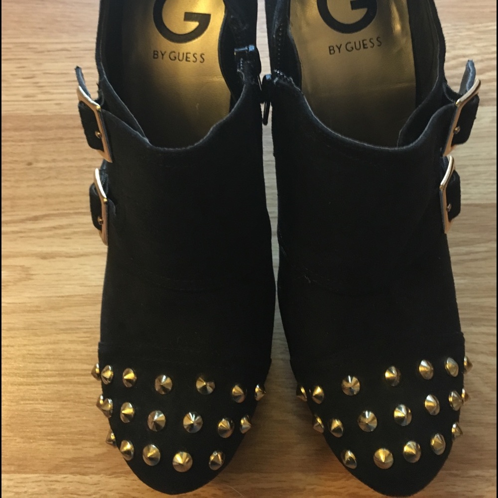 Gold studded G by Guess Boots